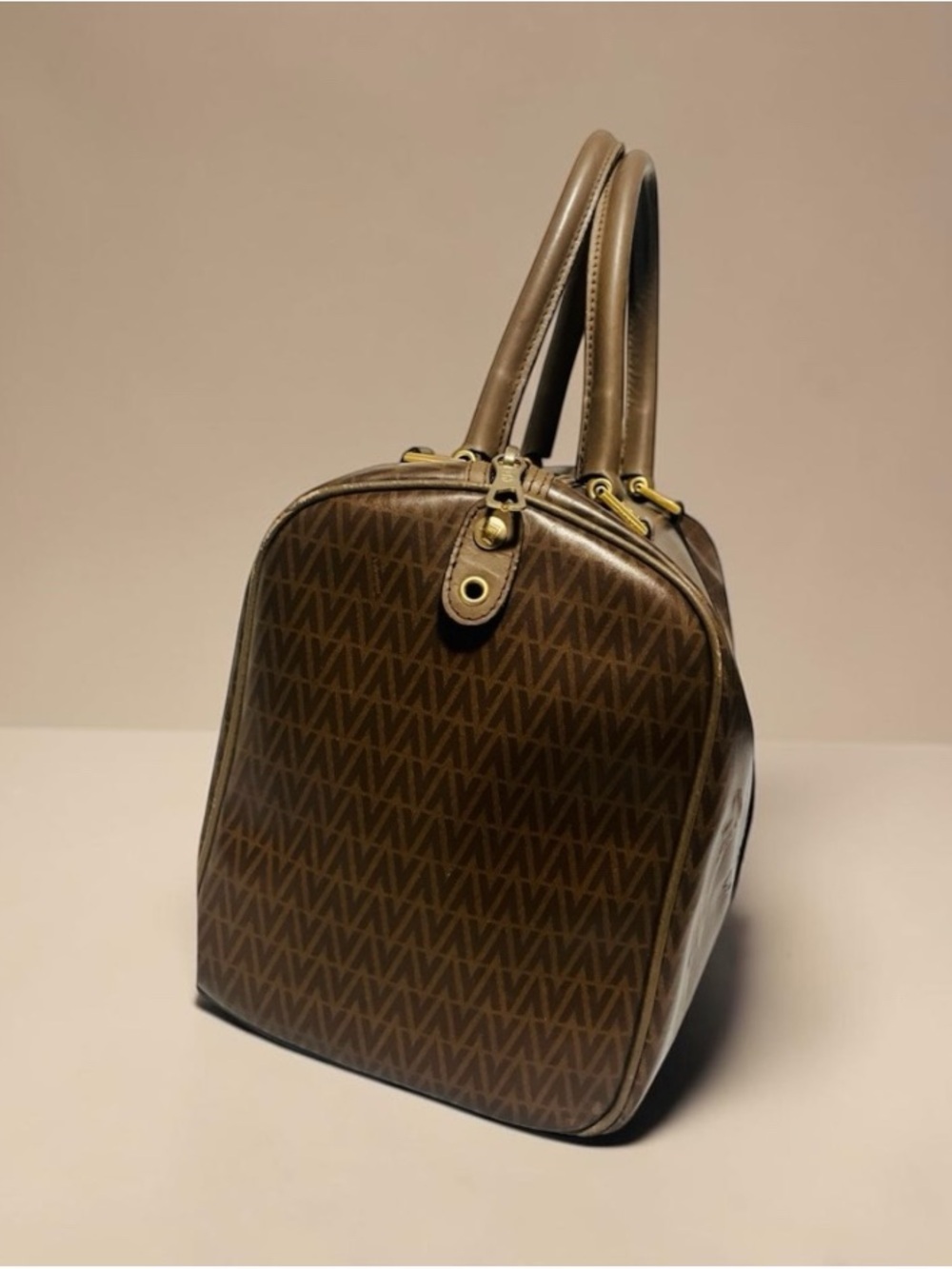 Mario Valentino Monogram Boston Bag - Picture 7 of 13